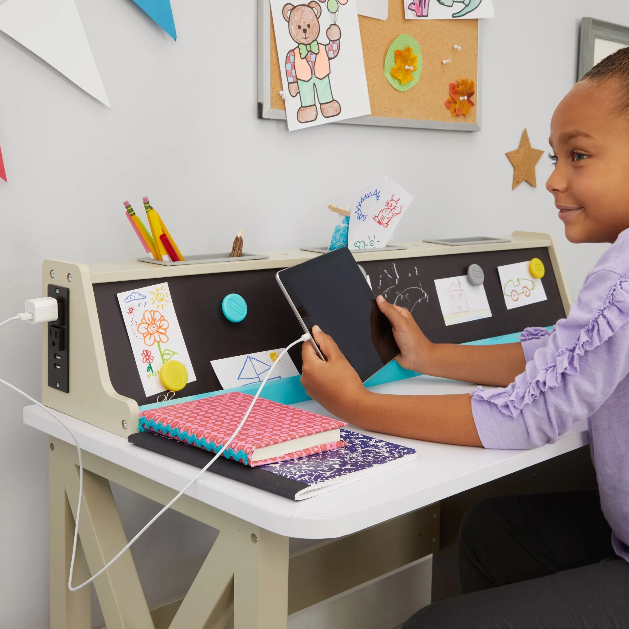 2-in-1 Chalkboard Desk