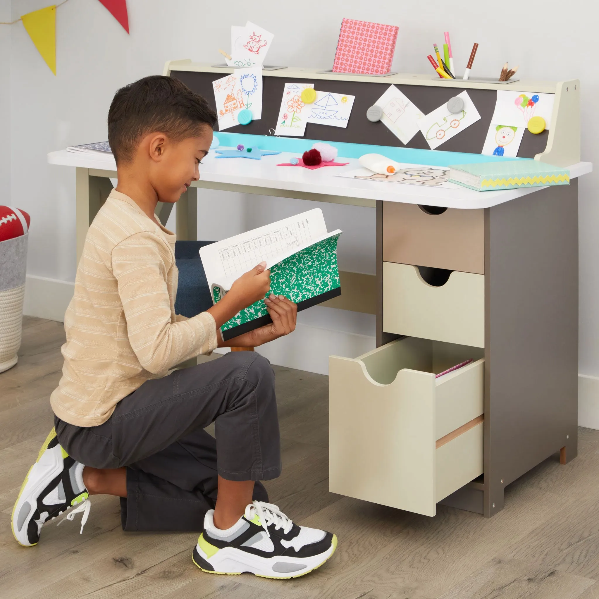 2-in-1 Chalkboard Desk