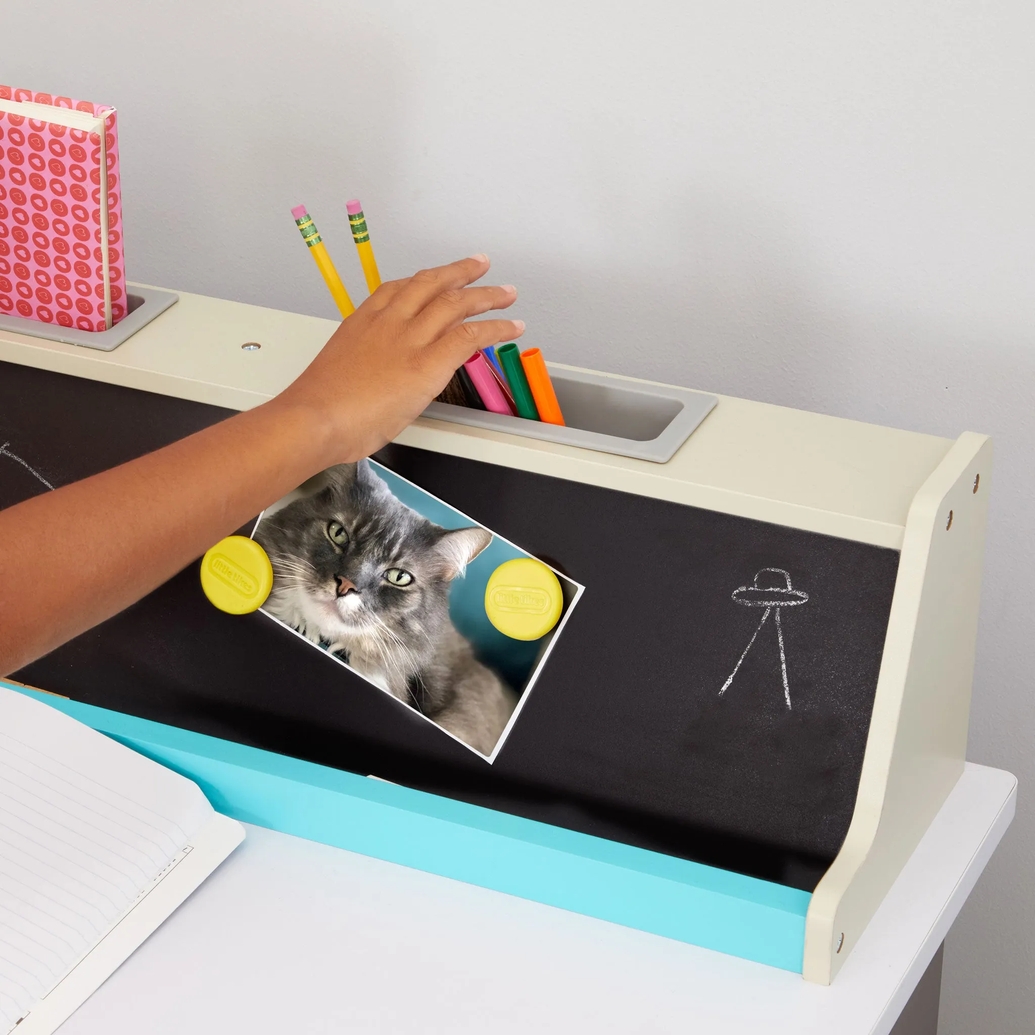 2-in-1 Chalkboard Desk