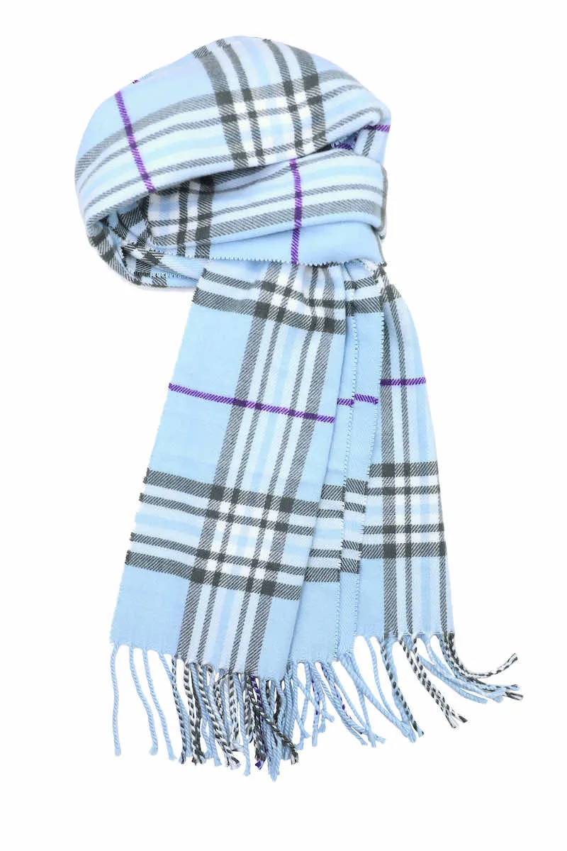 Achillea Scottish Tartan Plaid Cashmere Feel Winter Warm Scarf Unisex