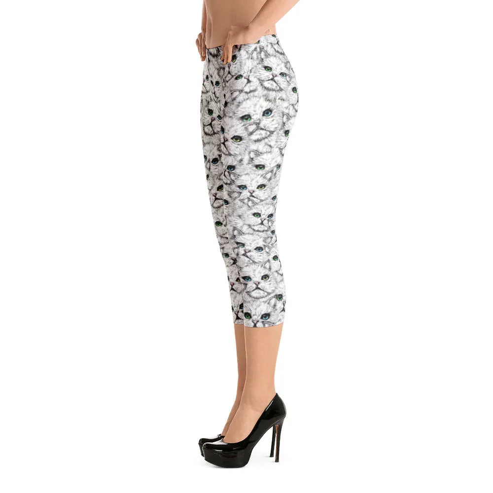 ANGORA FACES Capri Leggings