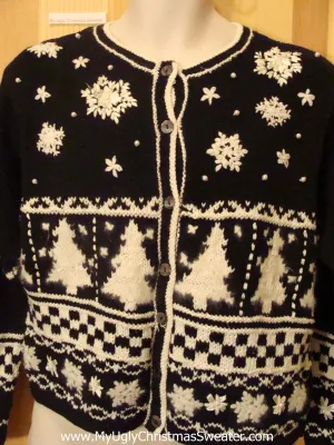 Black and White 2sided Funny Ugly Sweater