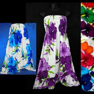 Bright Flower Convertible Dress/Skirt