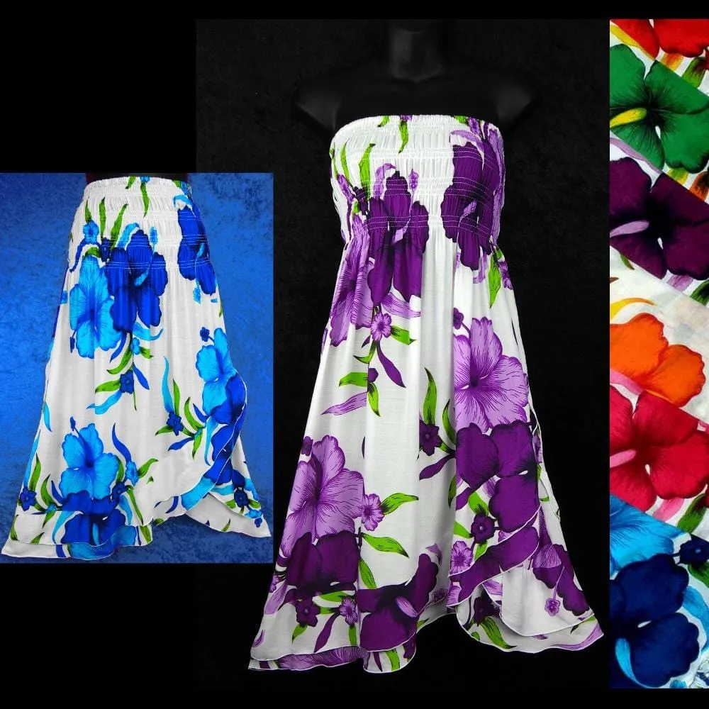 Bright Flower Convertible Dress/Skirt