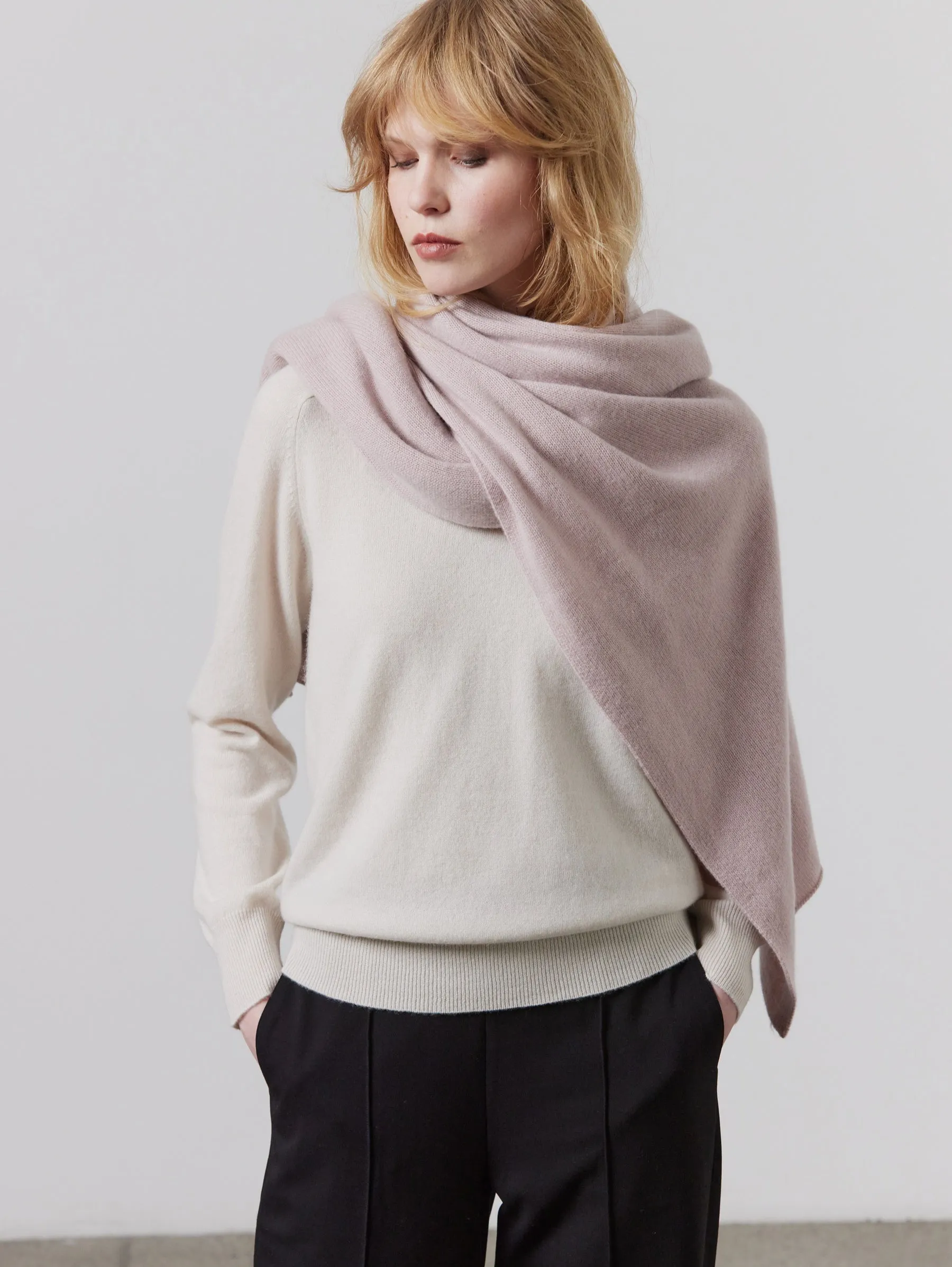 Cashmere Scarf - Rose