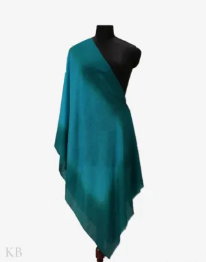 Cerulean Blue Pure Pashmina Stole