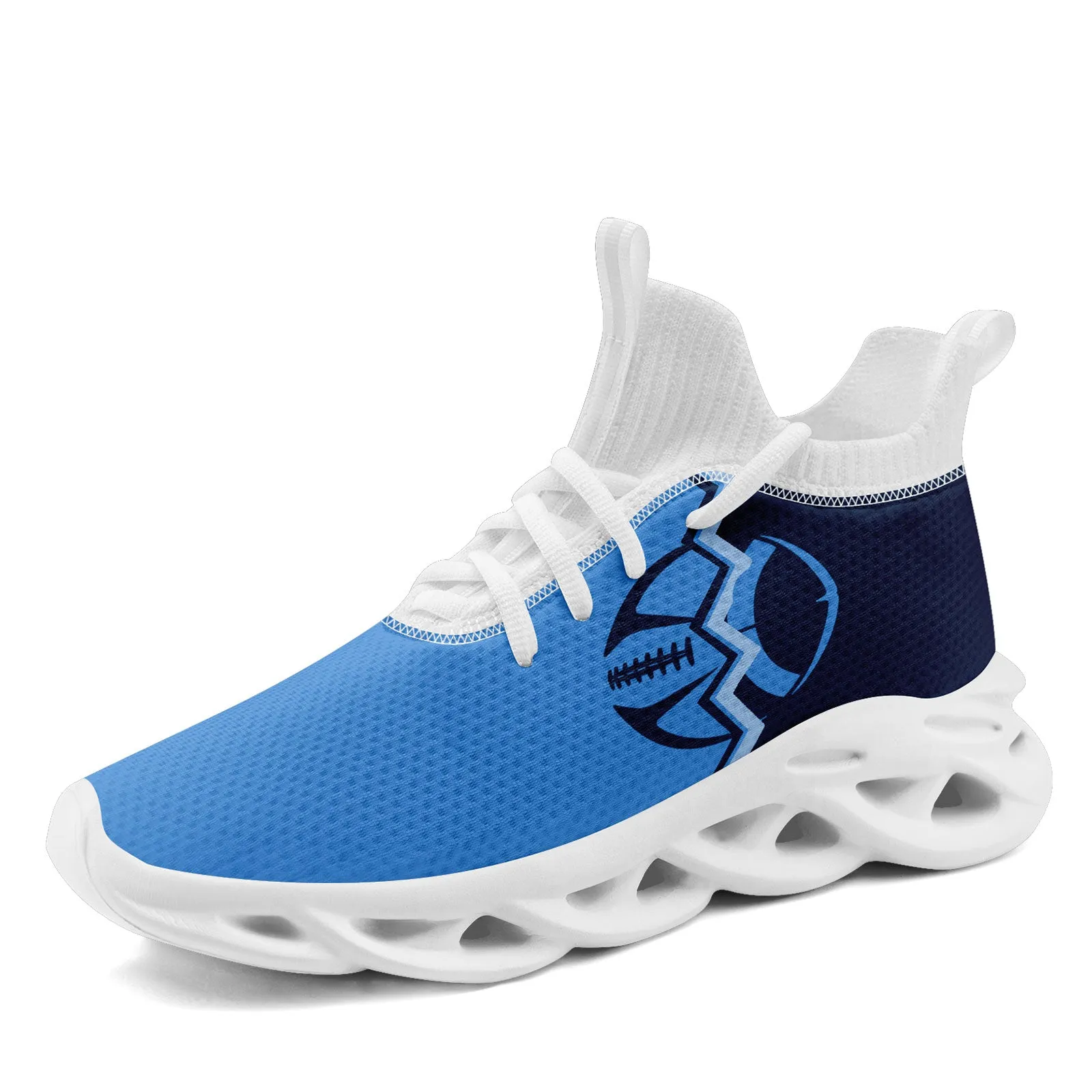 Custom Deep Blue Light Blue Tennessee Maxsoul Shoes Personalized Sneaker FN030A-D028017-32