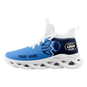 Custom Deep Blue Light Blue Tennessee Maxsoul Shoes Personalized Sneaker FN030A-D028017-32