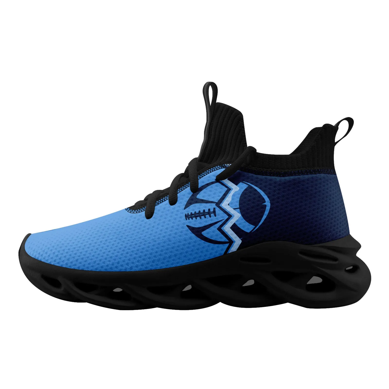 Custom Deep Blue Light Blue Tennessee Maxsoul Shoes Personalized Sneaker FN030A-D028017-32