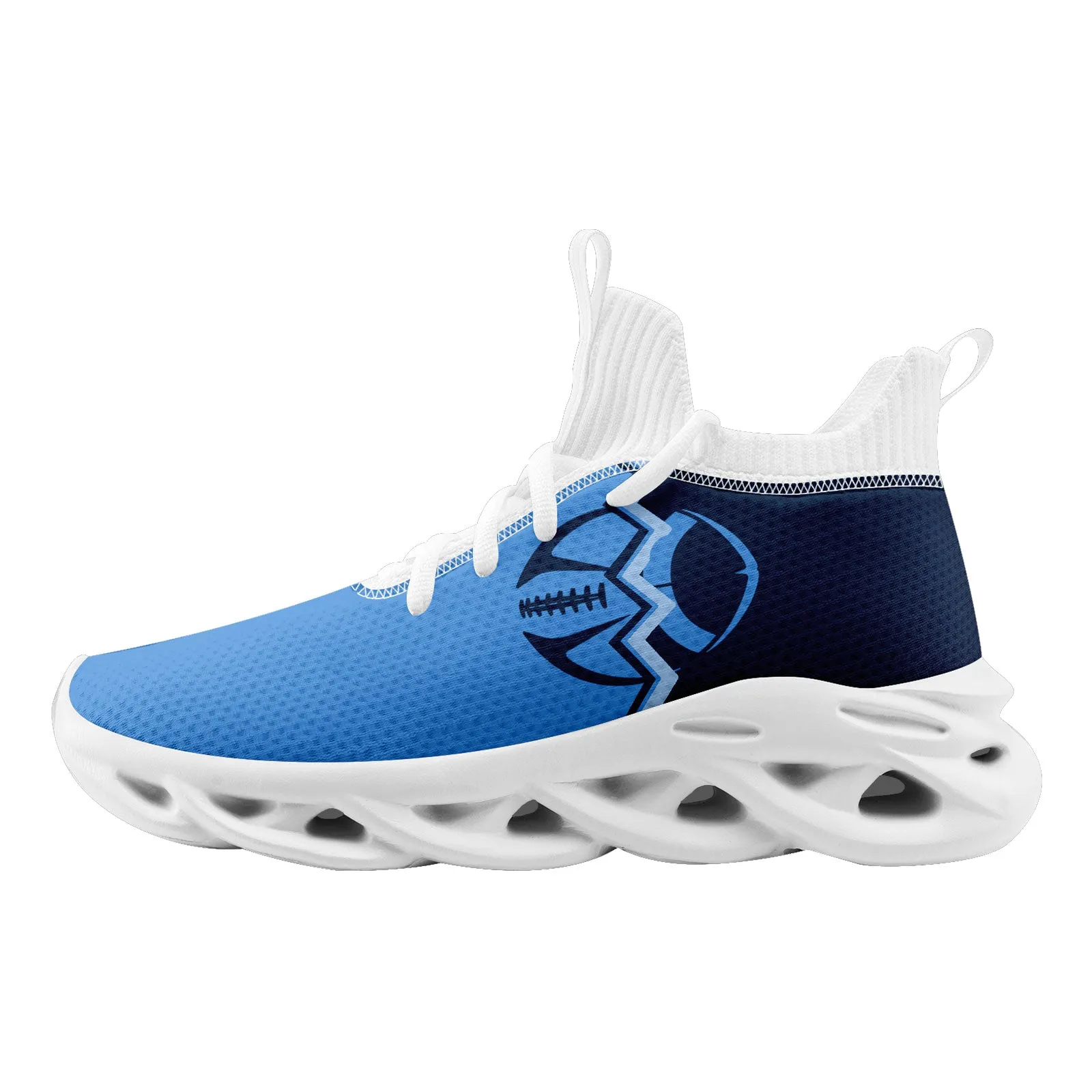 Custom Deep Blue Light Blue Tennessee Maxsoul Shoes Personalized Sneaker FN030A-D028017-32