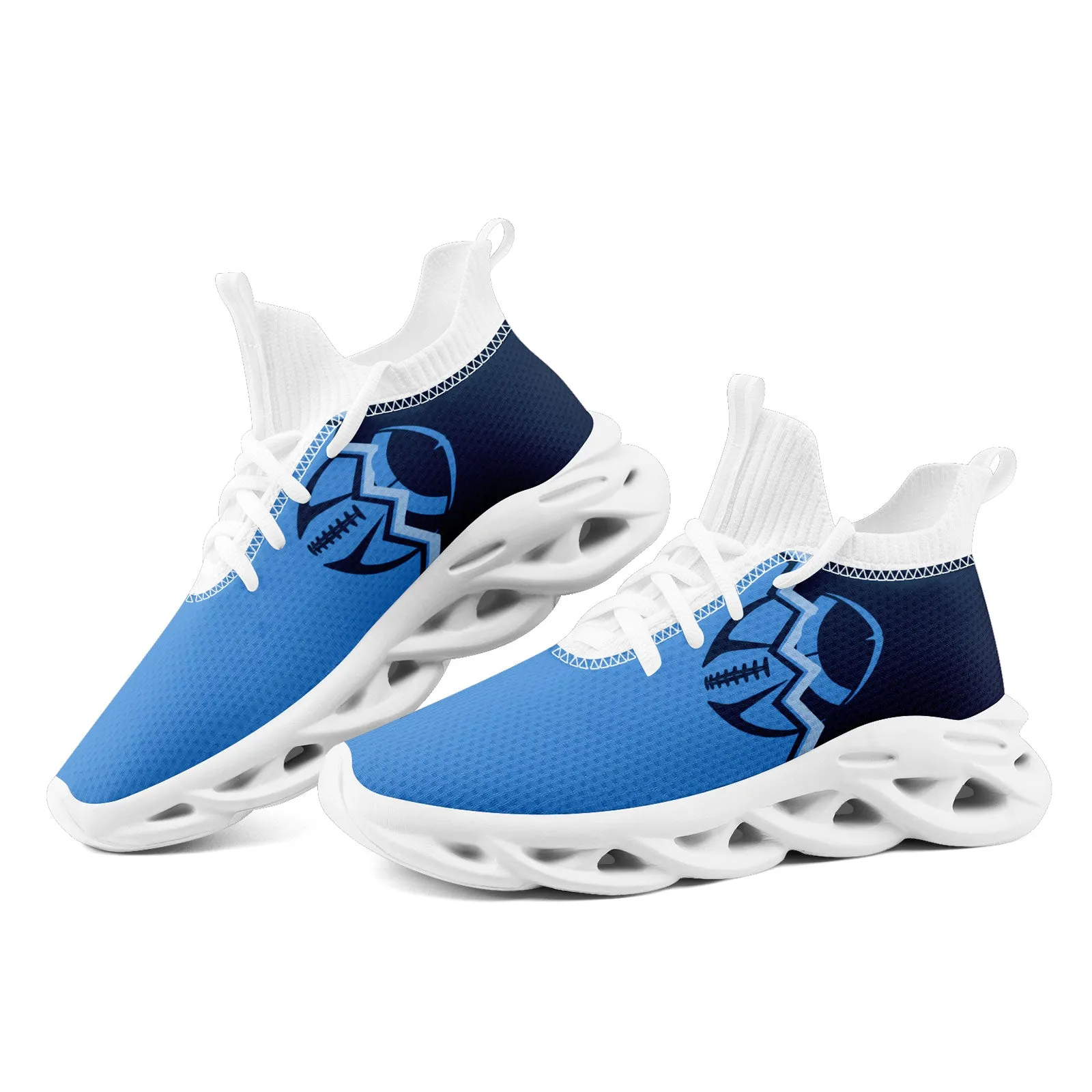 Custom Deep Blue Light Blue Tennessee Maxsoul Shoes Personalized Sneaker FN030A-D028017-32