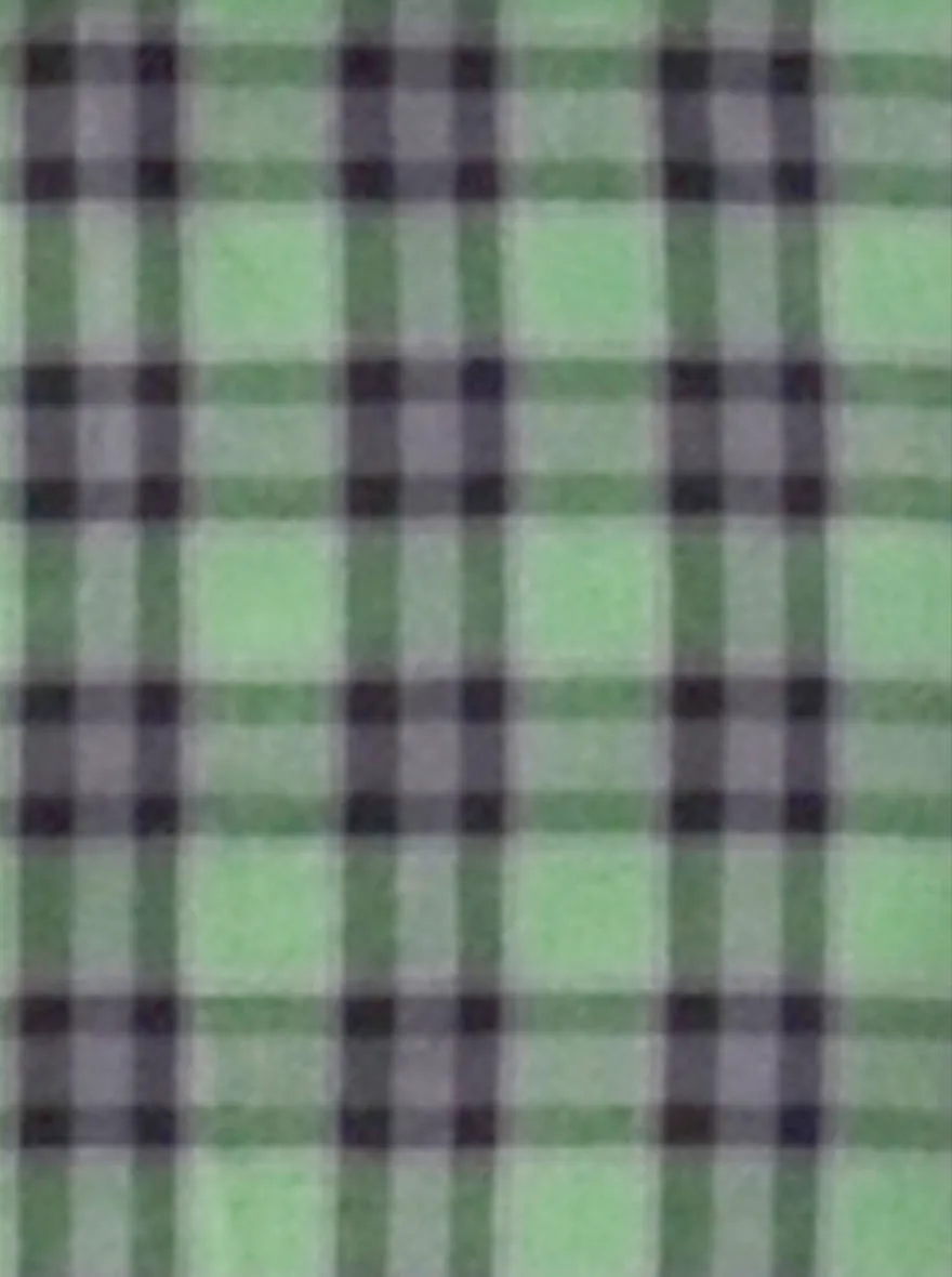 Green & Brown Checked Slim Fit Casual Shirt | JadeBlue