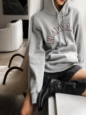 HARVARD PRINTED HOODIE