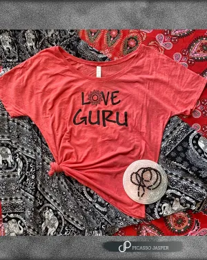 Last Ones! LOVE GURU, Heather Red Tee