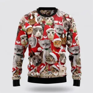 Lovely Cats Ugly Christmas Sweater For Men And Women, Best Gift For Christmas, Christmas Fashion Winter