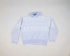 Powder Blue-Small Christmas Sweater