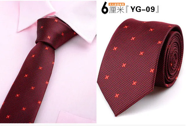 SHENNAIWEI ties for men 6cm corbatas hombre 2016 gravata slim corbata 6 cms gravatas jacquard seda for Party Business Formal lot