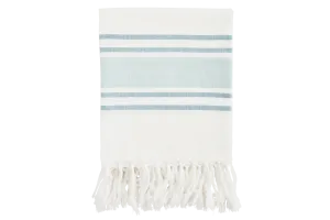 Striped bath towels