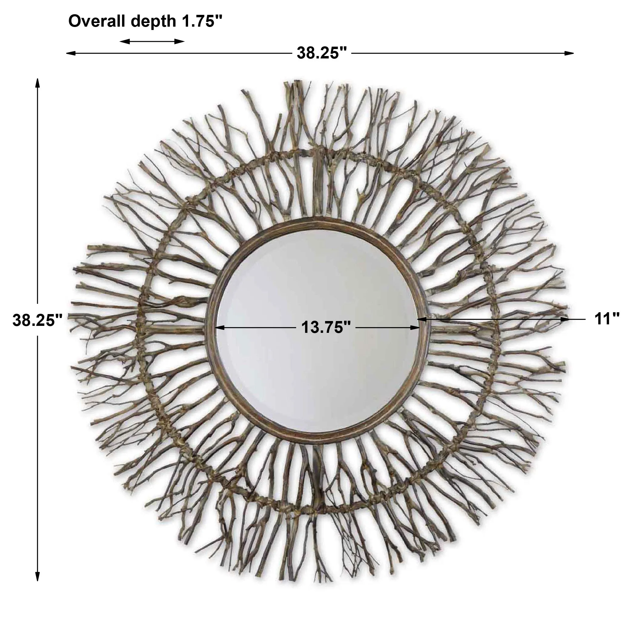 Uttermost Josiah Woven Mirror